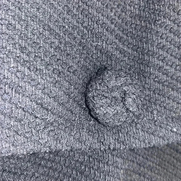 Marc Jacobs Black Cropped Chunky Ribbed Wool Snap Button Jacket Women’s Sz XS - Picture 6 of 11